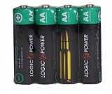    Батарейка LogicPower Alkaline AA LR6 _ вак.уп 4шт_ КОРОБКА= 15 уп= 60ш