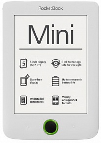 Электронная книга PocketBook Mini, белый