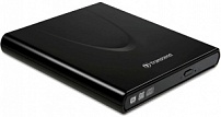 Привод Transcend DVD+/-8X/24x Slim,питание USB,черный