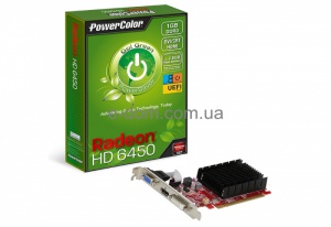 відеокарта AMD PCI-E 625/1334 AX6450 1GBK3-SHEV3