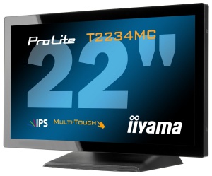 21.5" LED AMVA, capacitive Multitouch T2236MSC-B1