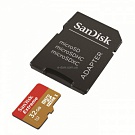 Карта памяти SanDisk Extreme 32GB microSDHC Class 10 UHS-I 45MB/s