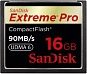 Карта памяти SanDisk CF 16GB eXtreme Pro 90Мб/c