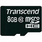 Карта памяти Transcend MicroSDHC 8GB (Class 10)