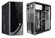 Корпус LP 0103-400W ATX/ MATX, 20+4Pin, 2xSATA, 2x4pin Molex, 80mm FAN, CD-ROMx2, HDDx8, FDDx1, P