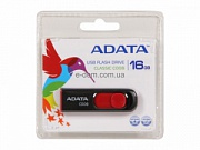 флeш пам'ять 16GB A-DATA C008 lack+Red AC008-16G-RKD