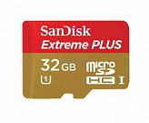 Карта памяти SanDisk Extreme Plus 32GB microSDHC Class 10 UHS-I 80MB/s