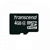 Карта памяти Transcend MicroSDHC 4GB (Class 4)