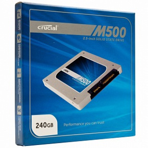 Дисковый флеш накопитель SSD 2,5" Crucial M500 240GB