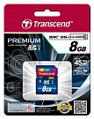 Карта памяти Transcend Premium SDHC 8GB Class 10 UHS-1