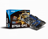 материнська плата s1155 Intel B75 VGA/HDMI USB3.0 ATX B75A-G41