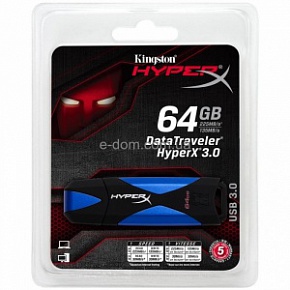 Накопитель USB 3.0 Kingston DT HyperX 64GB