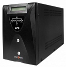    ИБП LP L2000VA 2 евророзетки, 5 ступ. AVR, 3x9Ач12В, металлический корпус, Черный цвет