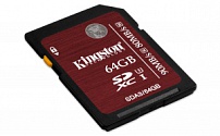 Карта памяти Kingston Ultimate SDXC 64GB Class10 UHS-I U3 90Mb/s