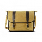    Сумка для ноутбука LF11045 до 15.6" холст, хаки, поворотный  плечевой ремень, размер: 440х375х120