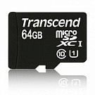 Карта памяти Transcend Premium microSDXC 64GB Class 10 UHS-1