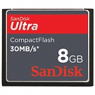 Карта памяти SanDisk CF 8GB Ultra 30Mb/s