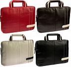 Сумка для ноутбука 13,3",шкірз ам,slim,чорний Gaia slim Black/Cream