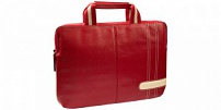 Сумка для ноутбука 13,3",шкірз ам,slim,червоний/ Gaia slim Red/Cream