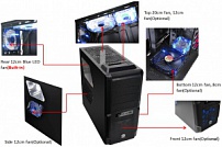 Корпус Thermaltake DOKKER /Win /Black/ SECC VM600M1W2Z DOKKER