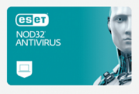Антивирус ESET NOD32 Antivirus для 2 ПК, лицензия на 1year