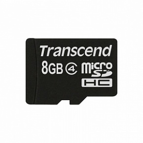 Карта памяти Transcend MicroSDHC 8GB (Class 4)