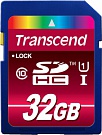 Карта памяти Transcend Ultimate SDHC 32GB Class 10 UHS-1