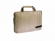 Сумка для ноутбука 13,3",шкірз ,slim,/чорний Gaia slim Cream/Black