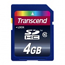 Карта памяти Transcend SDHC 4GB (Class 10)