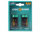    Батарейка LogicPower Alkaline AAA LR03_ бл 4шт_ КОРОБКА = 12 бл= 48 шт